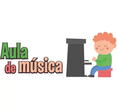 Vinilo para colegios aula de música - TenVinilo
