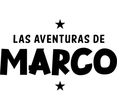 Vinilo decorativo personalizable las aventuras son divertidas y e - TenVinilo