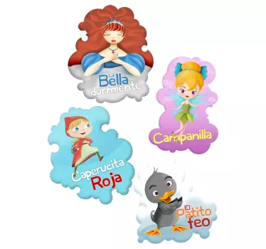 Colección infantil pegatinas cuatro cuentos - TenVinilo