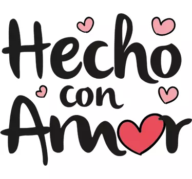 Vinilo bebés hecho con amor - TenVinilo