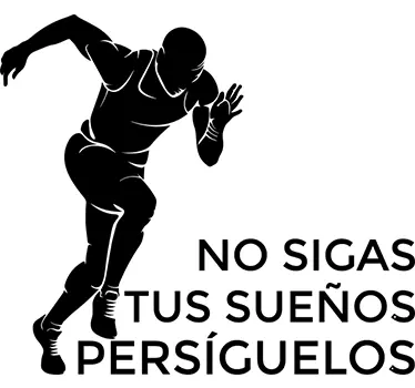 Vinilo de texto runners - TenVinilo