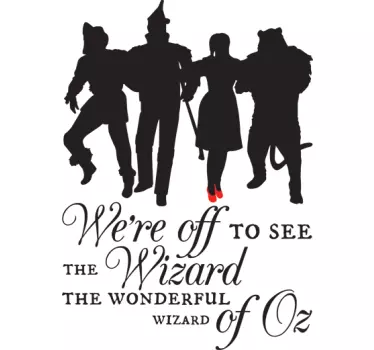 Vinilo decorativo cancion Mago de Oz - TenVinilo