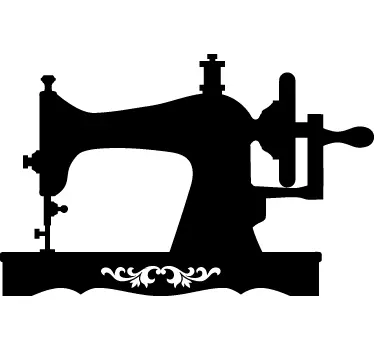 Vinilo decorativo máquina de coser - TenVinilo