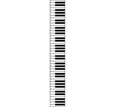 Vinilo decorativo piano teclas - TenVinilo