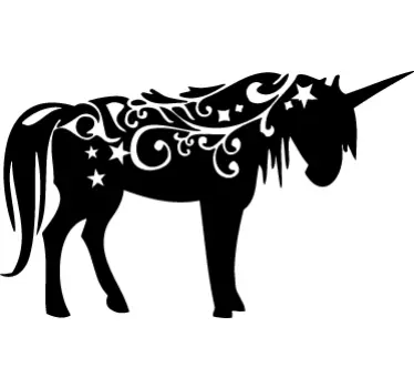 Vinilo infantil decorativo pony unicornio - TenVinilo