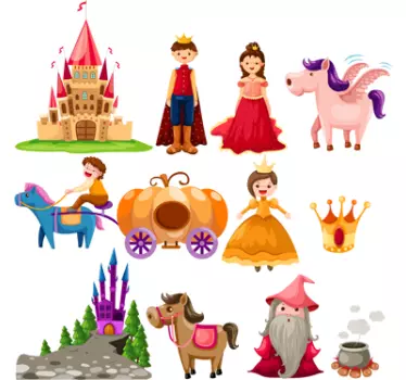 Vinilo decorativo stickers cuento - TenVinilo