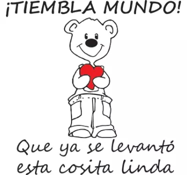 Vinilo infantil cosita linda - TenVinilo