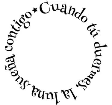 Vinilo infantil cuando tú duermes - TenVinilo