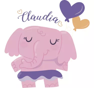 Vinilo infantil elefante - TenVinilo