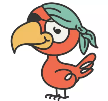Vinilo infantil loro pirata - TenVinilo