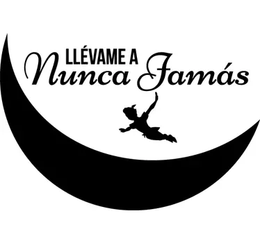 Vinilo infantil Nunca Jamás - TenVinilo