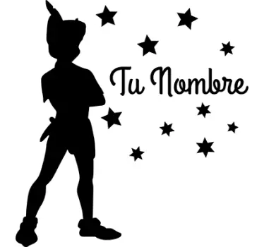 Vinilo infantil peter personalizable - TenVinilo