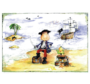 Vinilo infantil pirata Lol Malone - TenVinilo