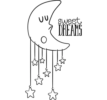Vinilo infantil sweet dreams - TenVinilo
