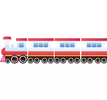 Vinilo infantil tren de juguete - TenVinilo