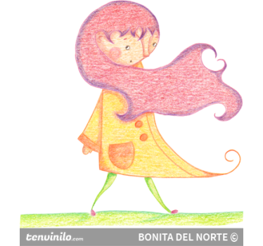 Vinilo infantil viento de abril - TenVinilo