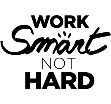 Vinilo para oficinas work smart - TenVinilo