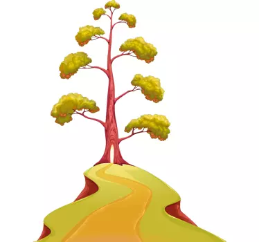 Vinilo habitación infantil árbol mágico - TenVinilo