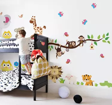 Vinilo decorativo selva infantil - TenVinilo