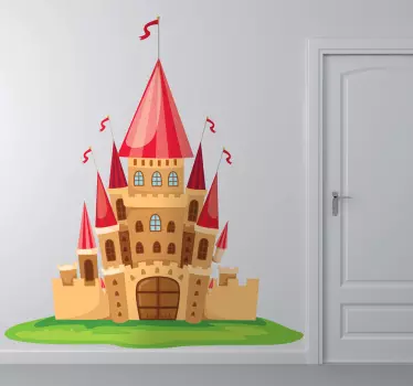 Vinilo infantil castillo del príncipe - TenVinilo