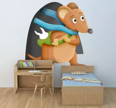 Vinilo infantil ratoncito Pérez - TenVinilo