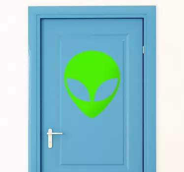Adhesivo decorativo icono extraterrestre - TenVinilo