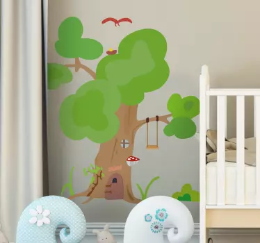 Adhesivo para decoración hogar árbol - TenVinilo