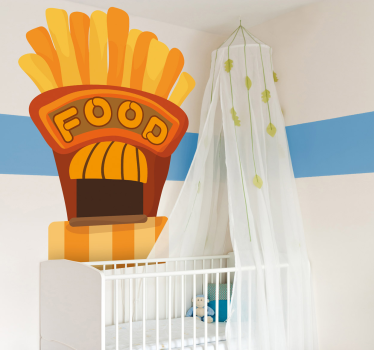Adhesivo restaurante fast food - TenVinilo