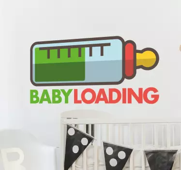 Pegatina baby loading - TenVinilo
