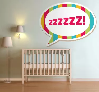 Pegatina personalizable infantil tipo comic - TenVinilo