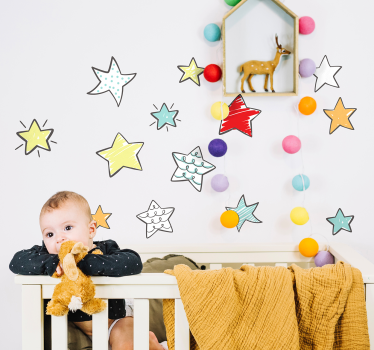 Set pegatinas estrellas - TenVinilo