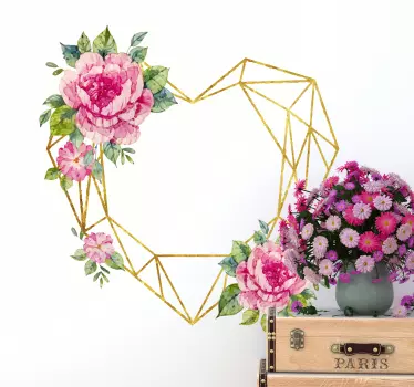 Vinilo 3d flores - TenVinilo