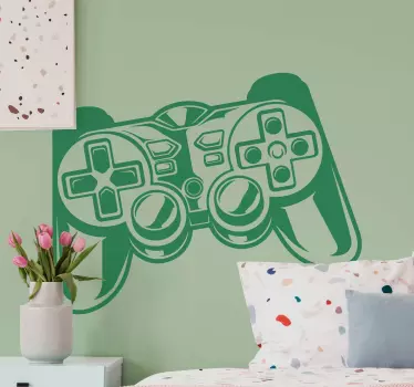Vinilo de videojuegos mando de consola - TenVinilo