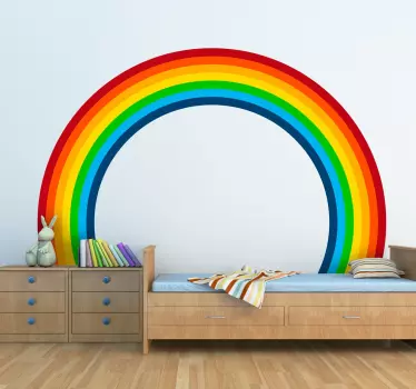 Vinilo decorativo arco iris perfecto - TenVinilo