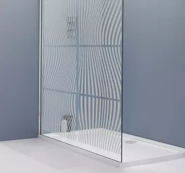 Vinilo decorativo cuadrados ondas - TenVinilo