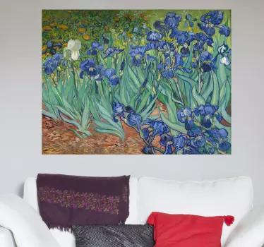 Vinilo decorativo flores Van Gogh - TenVinilo