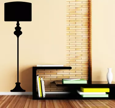 Vinilo decorativo lámpara clásica - TenVinilo