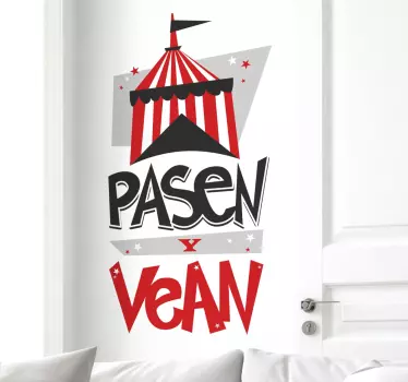 Vinilo decorativo pasen y vean - TenVinilo