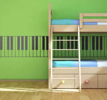 Vinilo decorativo piano teclas - TenVinilo