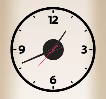 Vinilo decorativo típico reloj - TenVinilo