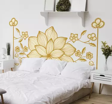 Vinilo flores inspiración floral para manualidades - TenVinilo