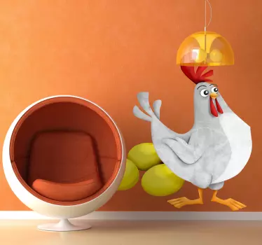 Vinilo gallina huevos de oro - TenVinilo