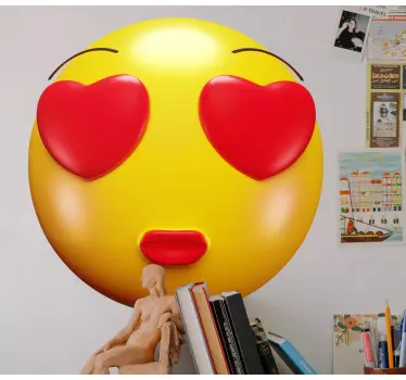 Vinilo habitación bebé ojos de corazón - TenVinilo