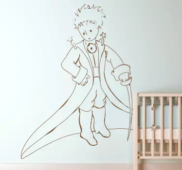 Vinilo ilustración infantil El Principito - TenVinilo