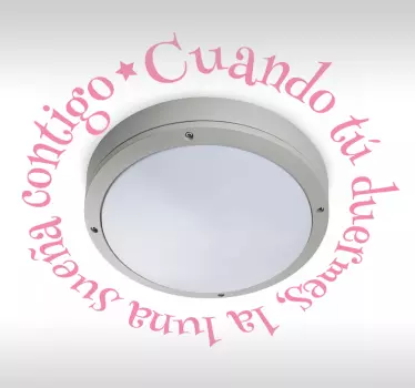 Vinilo infantil cuando tú duermes - TenVinilo