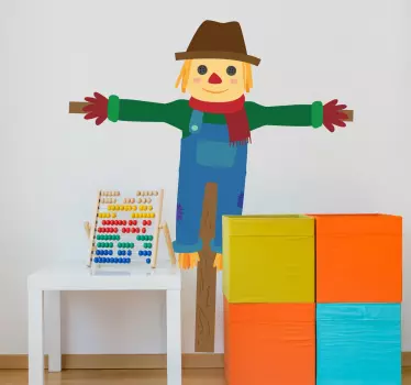 Vinilo infantil espantapájaros - TenVinilo