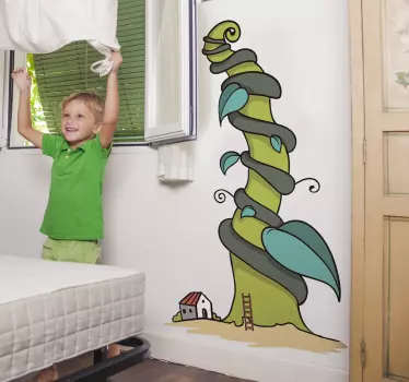 Vinilo infantil habichuelas mágicas - TenVinilo