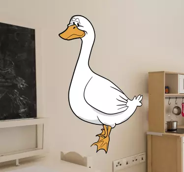Vinilo infantil ilustración ganso - TenVinilo