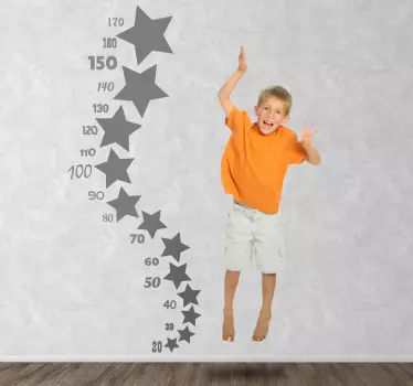 Vinilo infantil medidor estrellas - TenVinilo