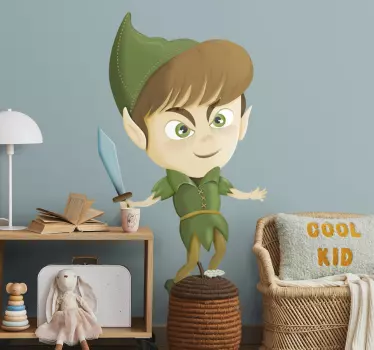 Vinilo infantil Peter Pan - TenVinilo